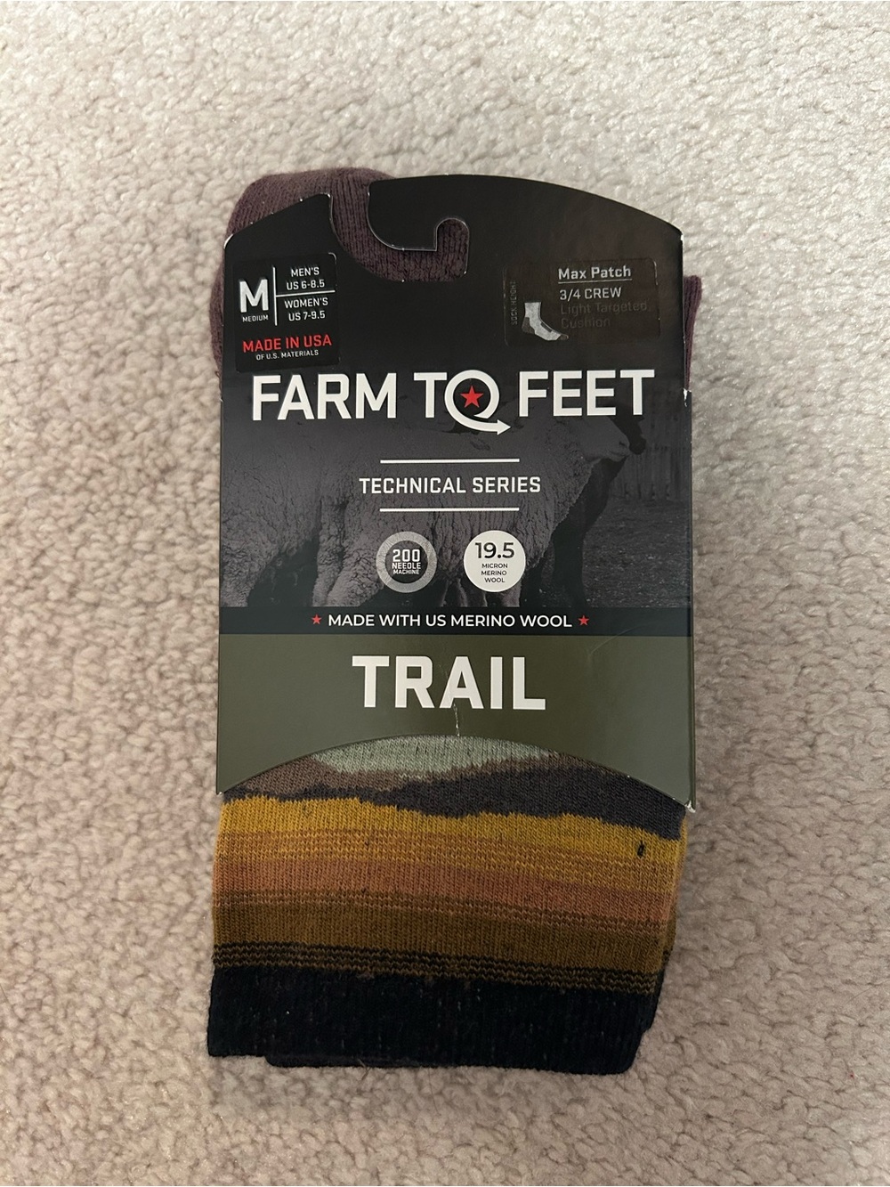 Farm To Feet Merino Wool Crew Socks